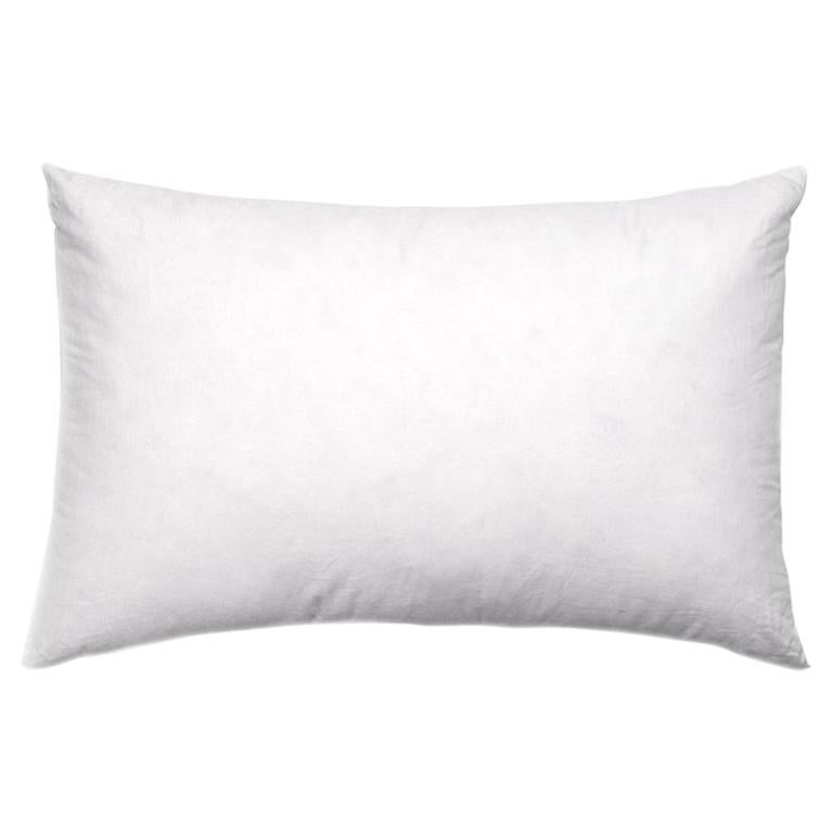 Ben Soleimani Down Pillow Insert - White 16"x24" For Sale