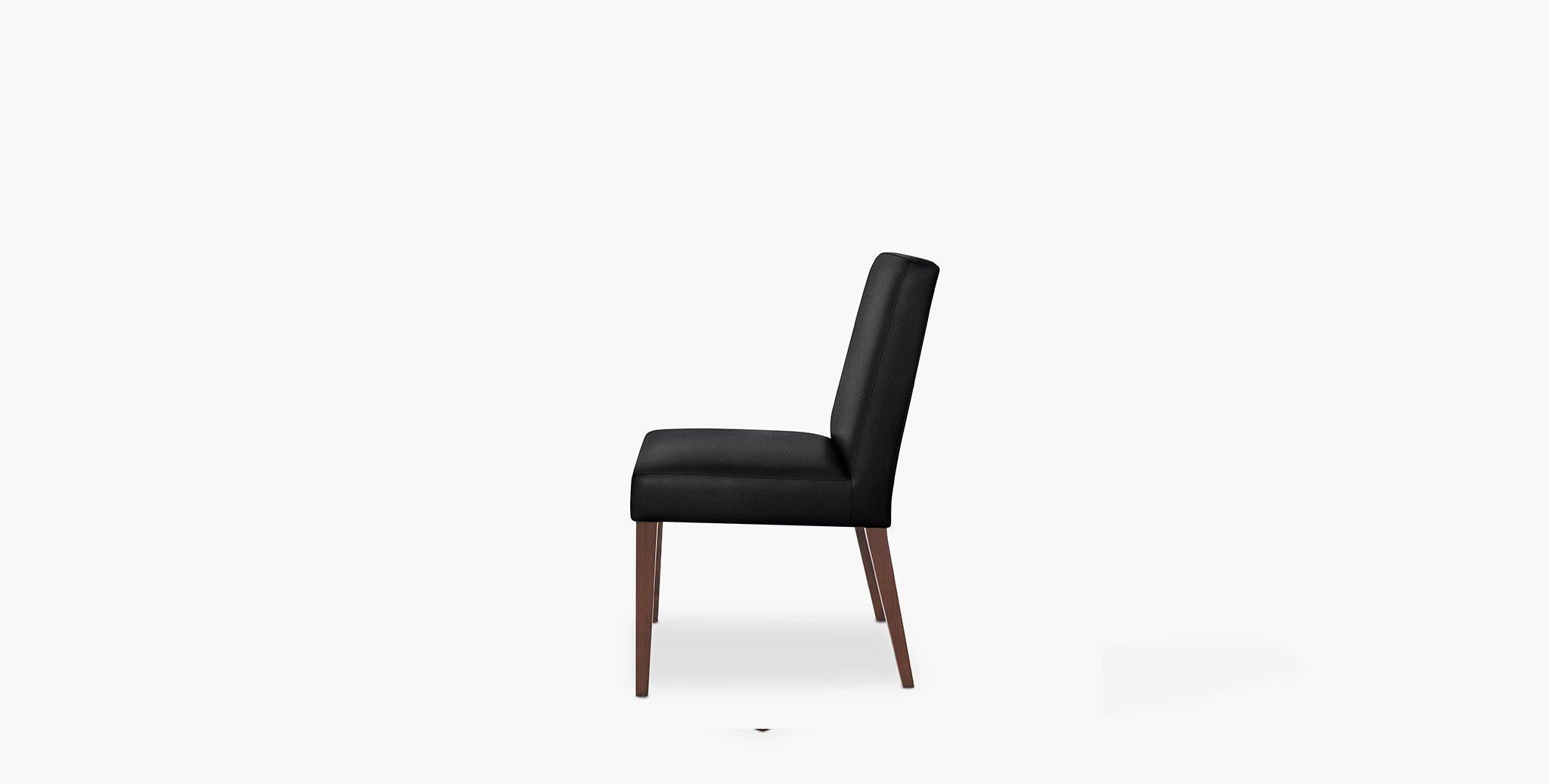 Modern Ben Soleimani Hadley Dining Chair in Velvet - Lead For Sale