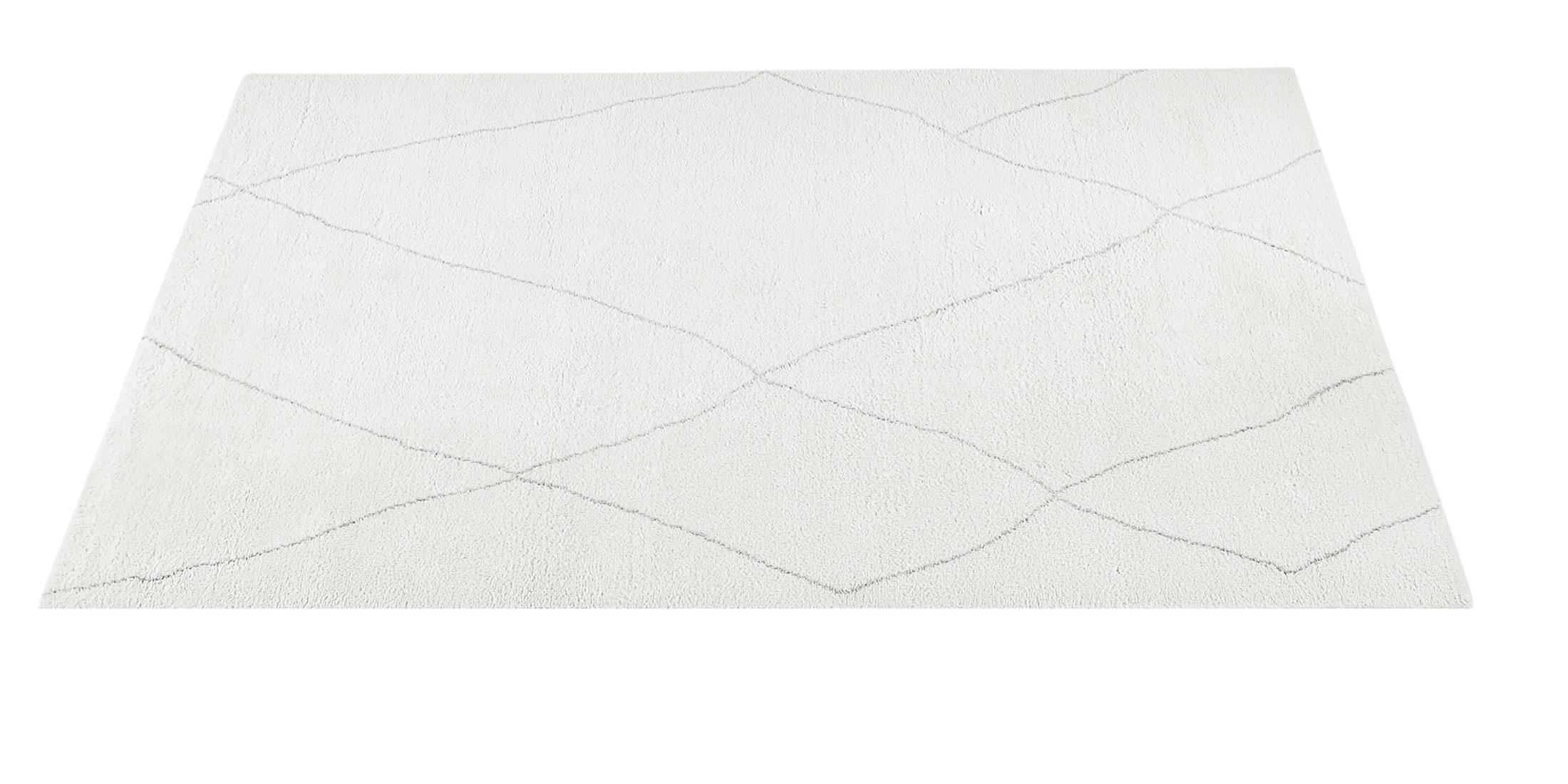 For Sale: White (Natural/Nickel) Ben Soleimani Iona Rug– Moroccan Hand-knotted Wool Bisque/Cafe 9'x12' 2