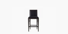 Ben Soleimani Landon Bar Stool in Matte Saddle - Carbon