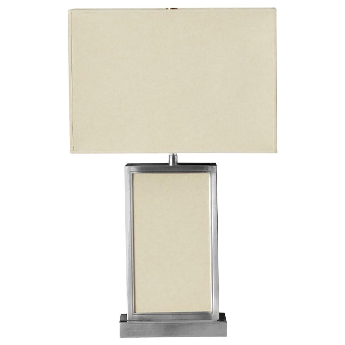 Ben Soleimani Large Ivar Table Lamp – Nickel For Sale