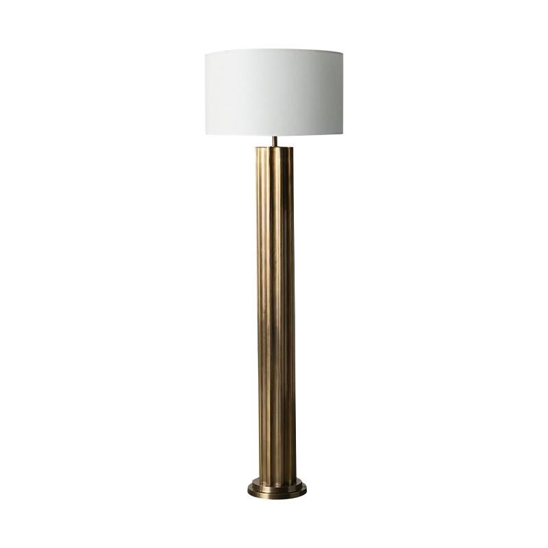 Ben Soleimani Lux 20"x64.75" Floor Lamp – Brass For Sale