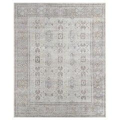 Ben Soleimani Mariposa Rug– Hand-knotted Wool + Silk Blue/Gray 10'x14'