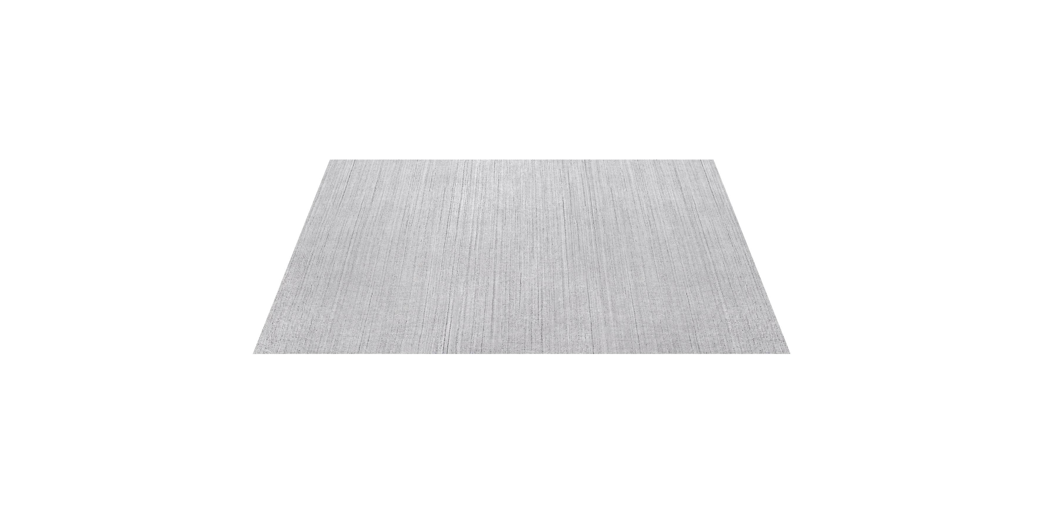 For Sale: Silver (Nahla Silver) Ben Soleimani Nahla Rug– Handwoven Charcoal 12'x15' 2