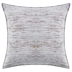 Ben Soleimani Natural Silk Pillow Cover - Grey 22"x22"
