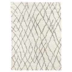 Ben Soleimani Noura Rug– Moroccan Hand-knotted Ultra-plush Ivory 10'x14'