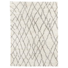 Ben Soleimani Noura Rug– Moroccan Hand-knotted Ultra-plush Ivory 6'x9'