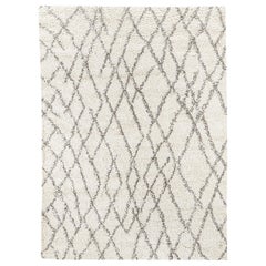 Ben Soleimani Noura Rug– Moroccan Hand-knotted Ultra-plush Ivory 9'x12'