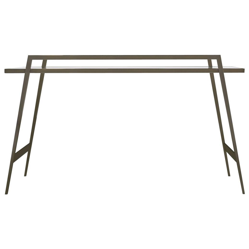 Ben Soleimani Palisade Console Table - Bronze For Sale