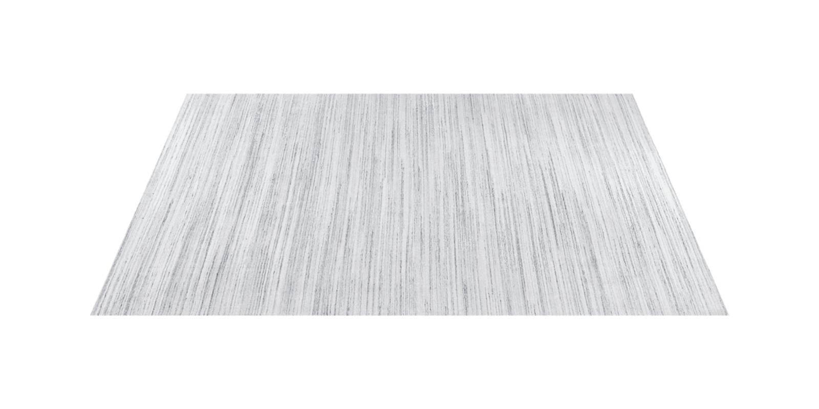 For Sale: Gray (Performance Savilla White) Ben Soleimani Performance Savilla Rug– Hand-knotted Medium Pile White 10'x14' 2