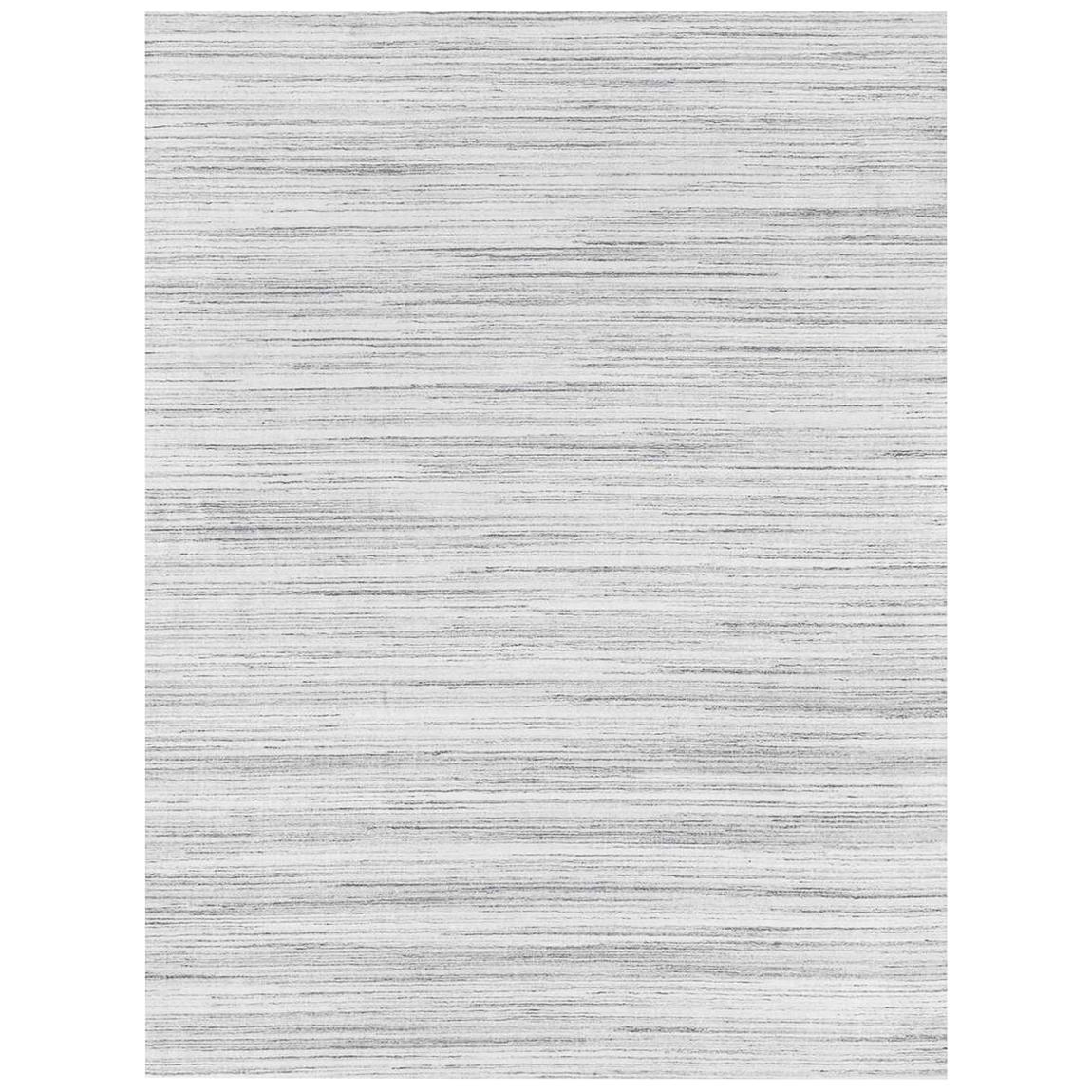 For Sale: Gray (Performance Savilla White) Ben Soleimani Performance Savilla Rug– Hand-knotted Medium Pile White 10'x14'