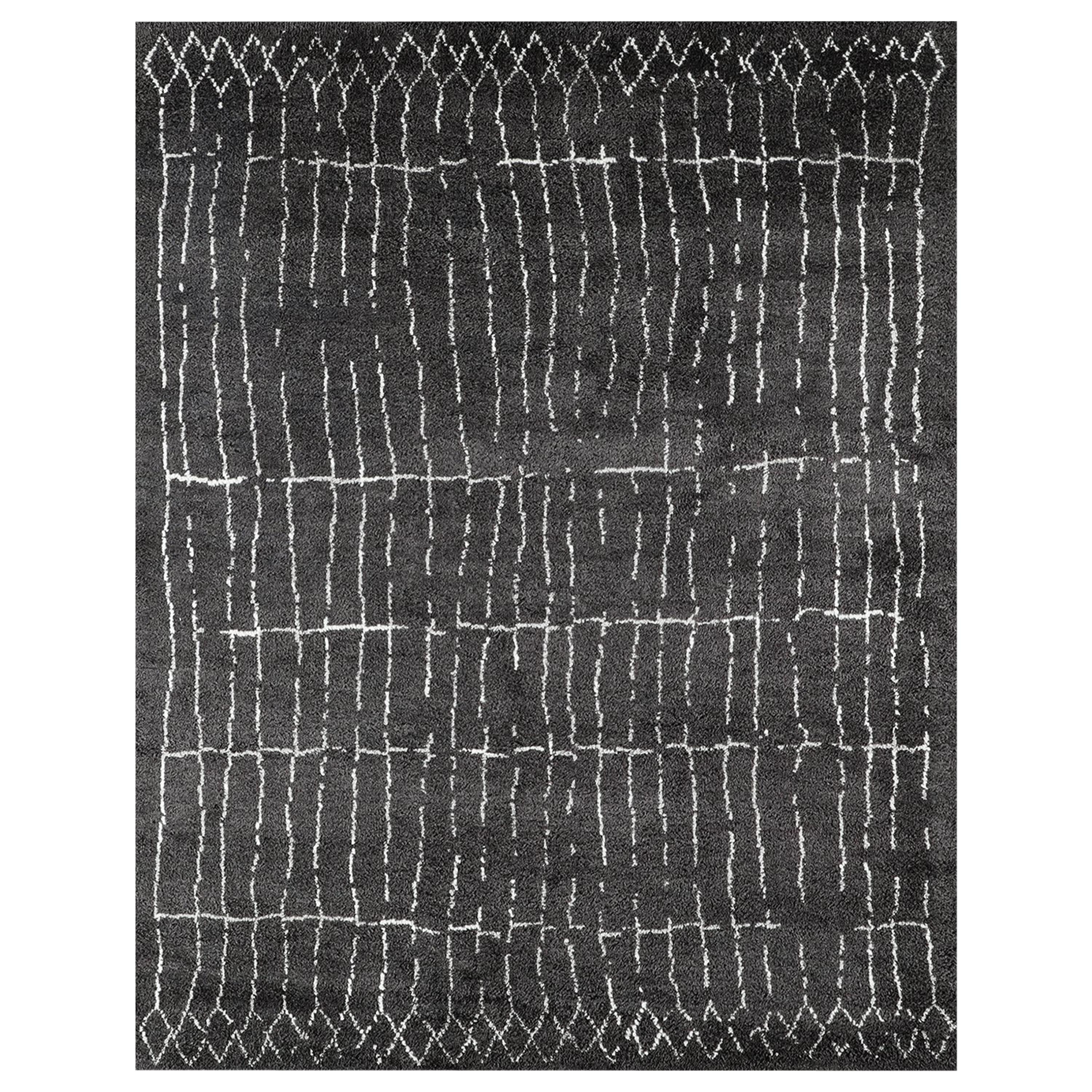 For Sale: Silver (Plaga Graphite/Silver) Ben Soleimani Plaga Rug 10'x14'