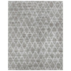 Ben Soleimani Rama Rug– Hand-knotted Plush Viscose Fog 6
x9

