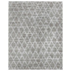 Ben Soleimani Rama Rug– Hand-knotted Plush Viscose Fog 8
x10
