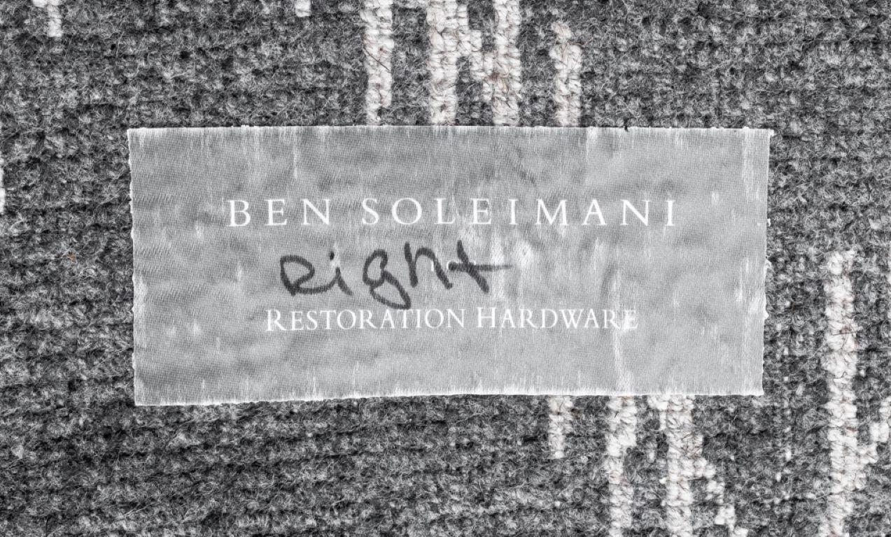 Ben Soleimani „Rama“ Teppich aus Eisenwollmischung im Angebot 1