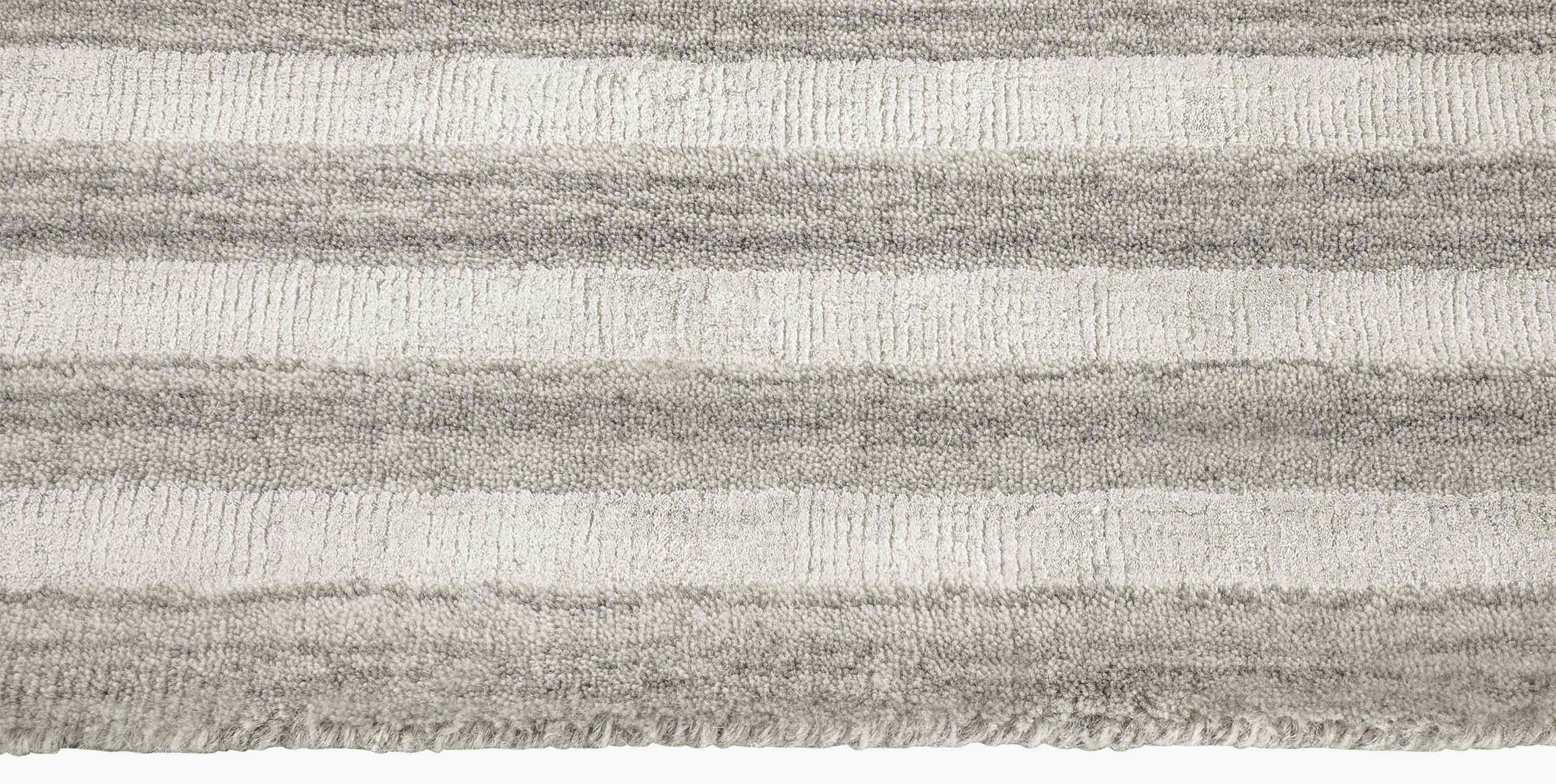 Modern Ben Soleimani Rayado Rug - Sand 10'x14' For Sale