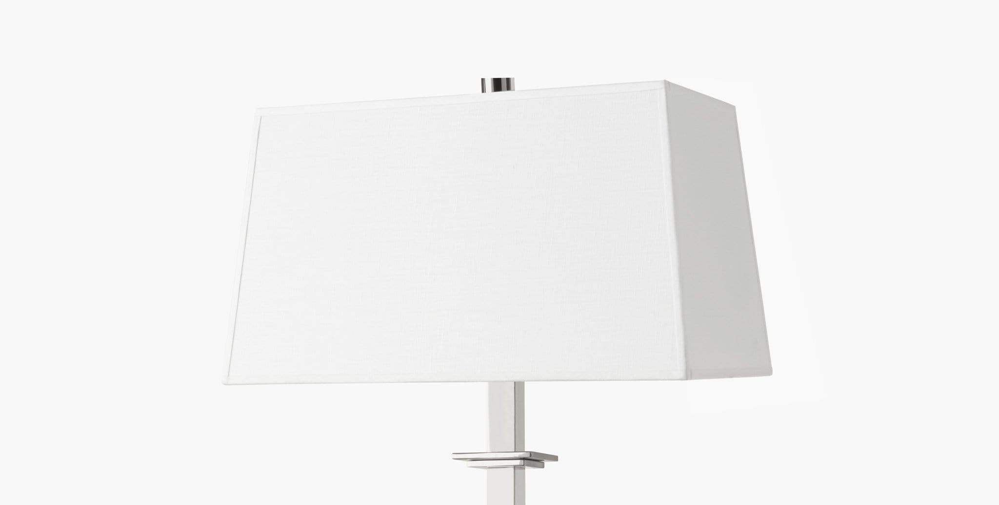 Modern Ben Soleimani Reed Lamp in Nickel For Sale