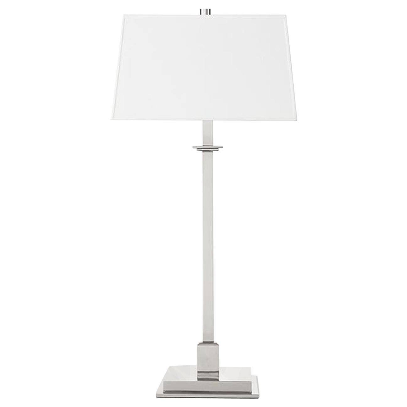 Ben Soleimani Reed Lamp in Nickel For Sale