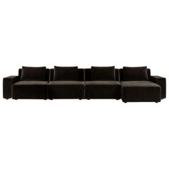 Ben Soleimani Sawyer Modular Sofa - Velvet Chocolate