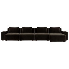 Ben Soleimani Sawyer Modular Sofa - Velvet Chocolate 