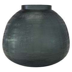 Ben Soleimani Tarro Handblown Vase in Ocean Blue - Large