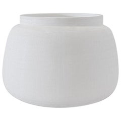 Ben Soleimani Tarro Handblown Vase in Opaque White - Small
