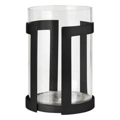 Ben Soleimani Thorne Black Hurricane Candle Holder - Medium