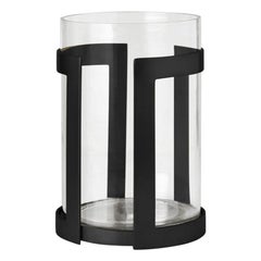 Ben Soleimani Thorne Black Hurricane Candle Holder - Medium 