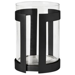 Ben Soleimani Thorne Black Hurricane Candle Holder - Small