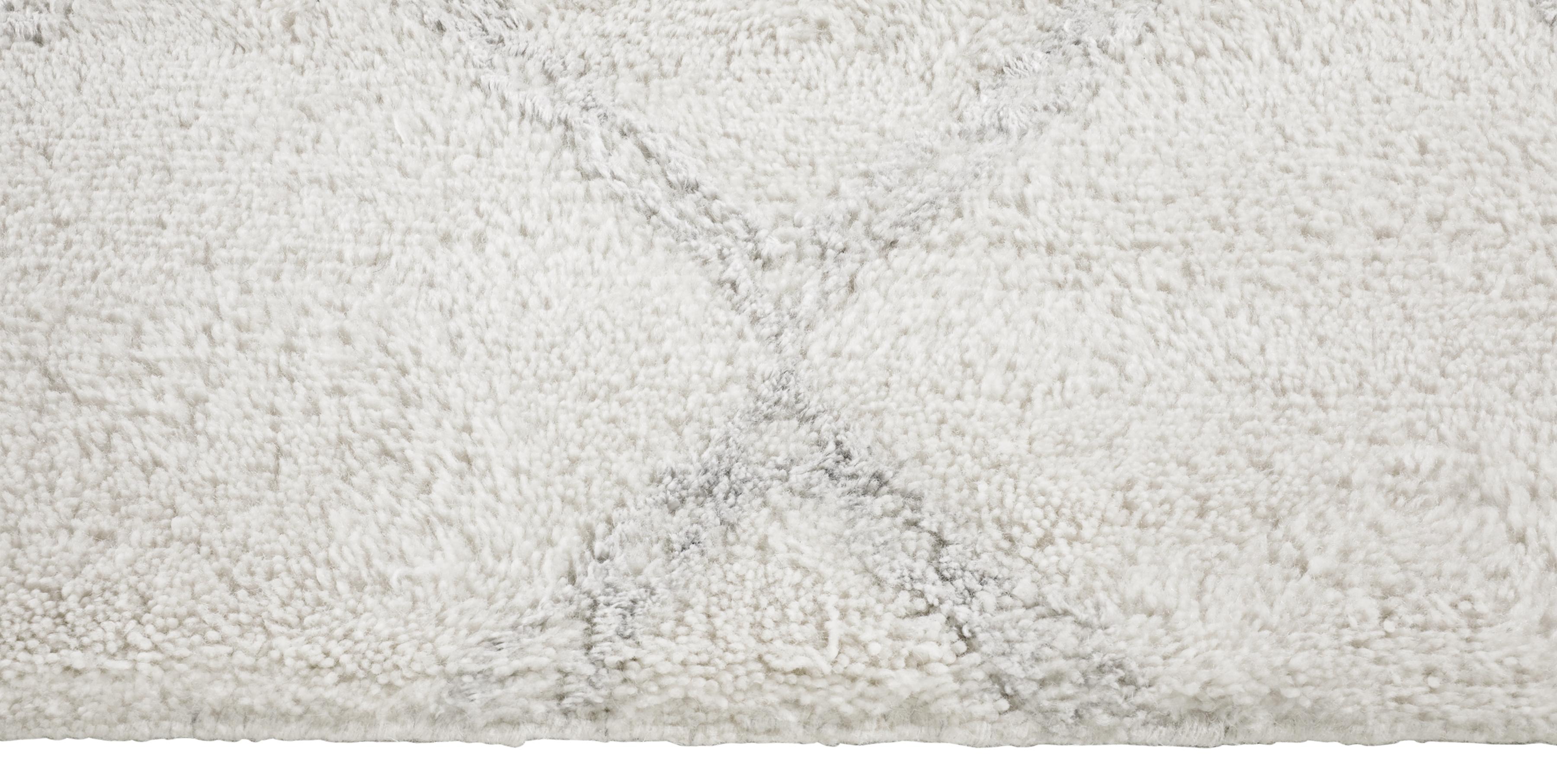 For Sale: White (Trattino White/Silver) Ben Soleimani Trattino Rug 8'x10' 3