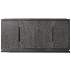 Ben Soleimani Handcrafted Latch Doors 6' Woods Credenza