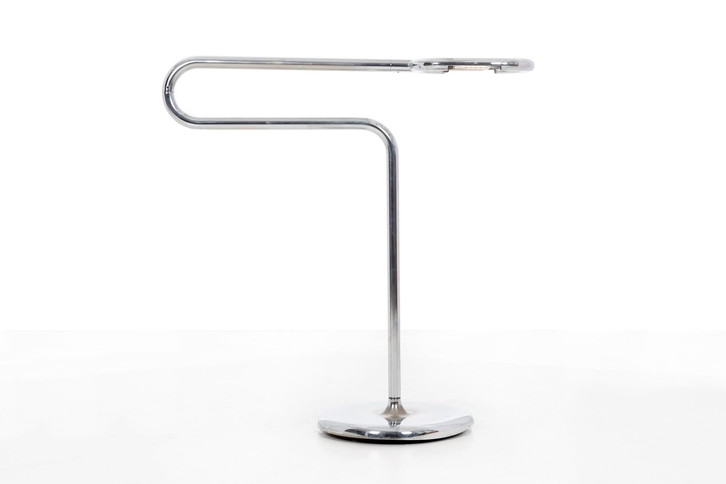 Plated Ben Swildens Floor Lamp