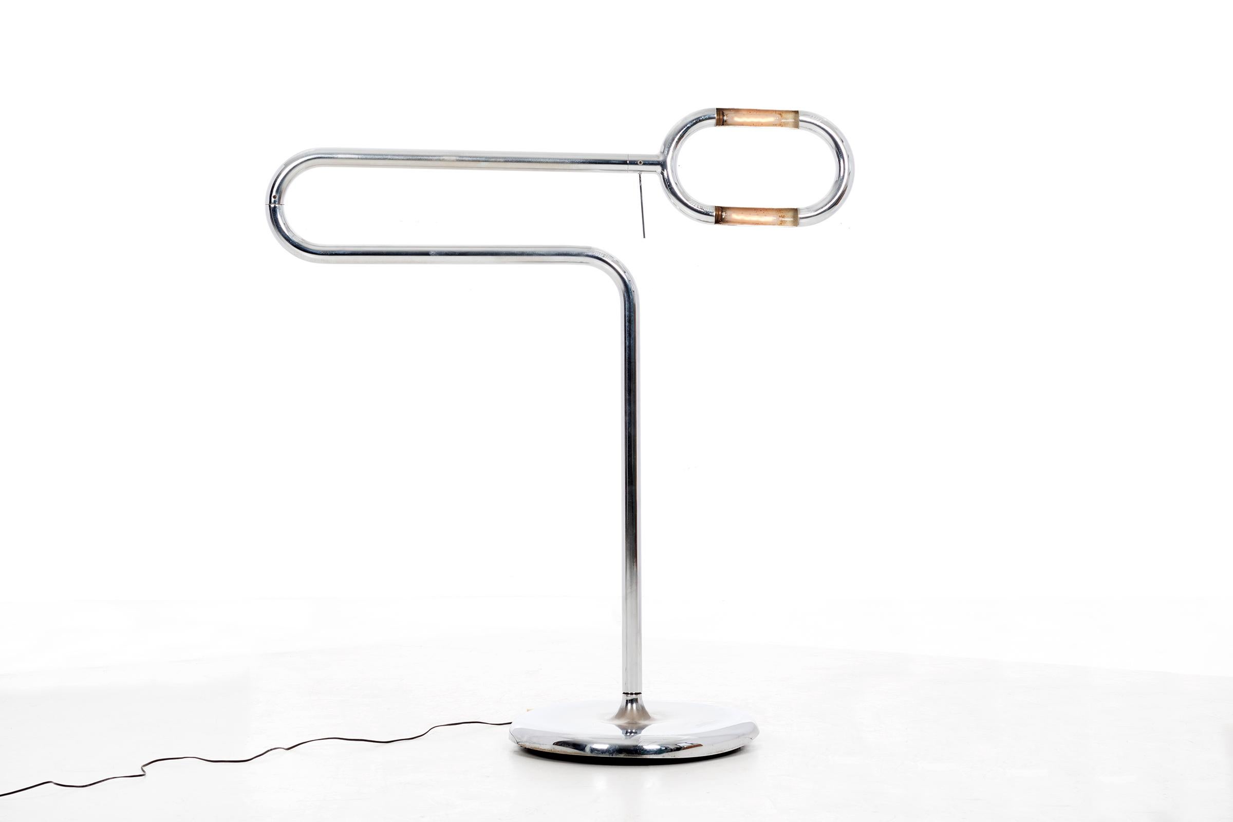Chrome Ben Swildens Floor Lamp