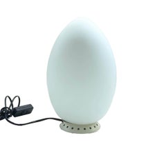 Ben Swildens Para Fontana Arte Lámpara de Sobremesa "Uovo" o Huevo, Italia Años 70