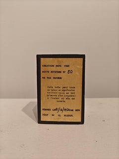 "Mystery Box (Boîte mystère)" Ben Vautier, Fluxus Movement Conceptual Sculpture