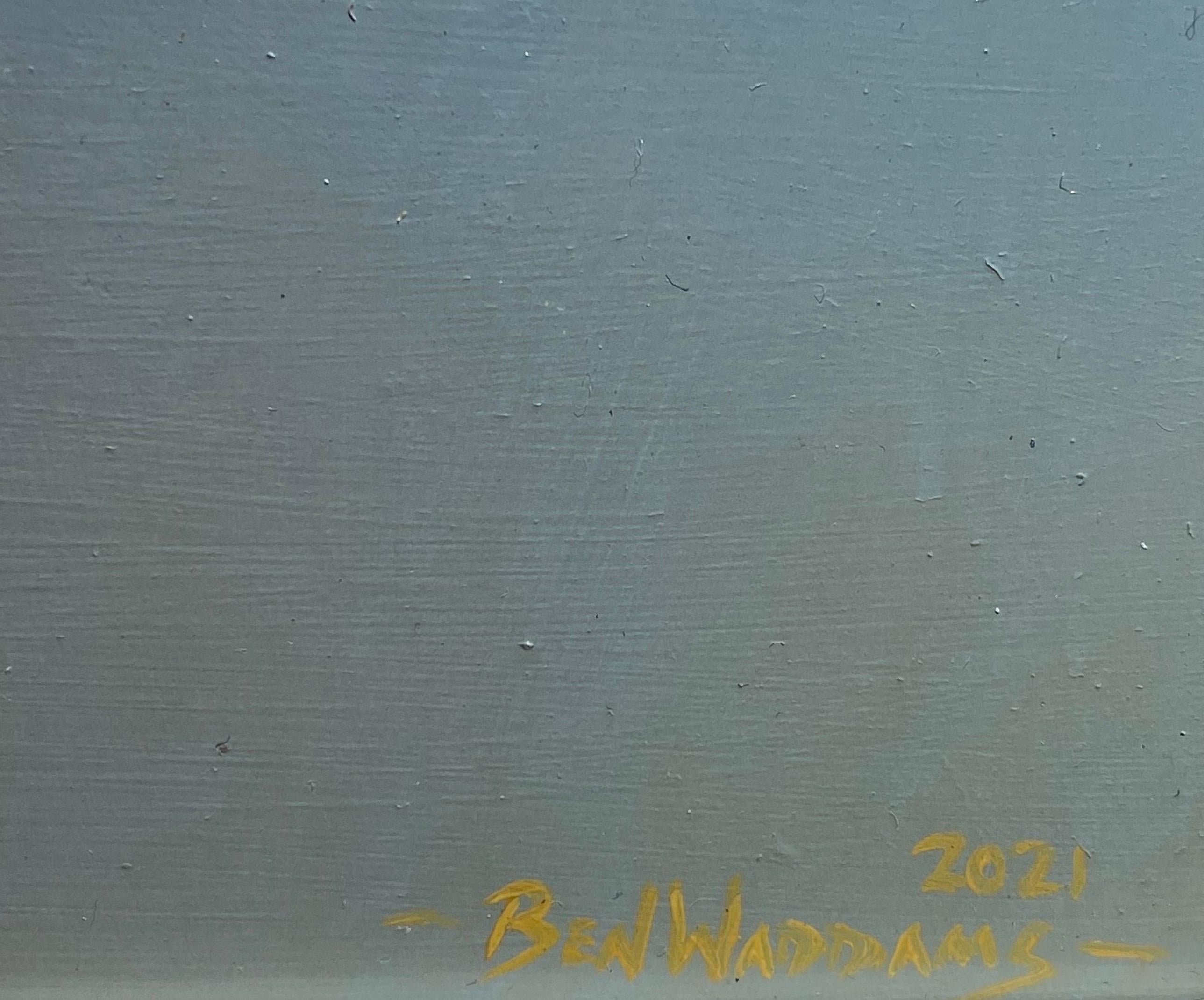 The Contemporary photorealist painting of a Wren small bird wild (peinture contemporaine photoréaliste d'un petit oiseau sauvage). - Photoréalisme Painting par Ben Waddams
