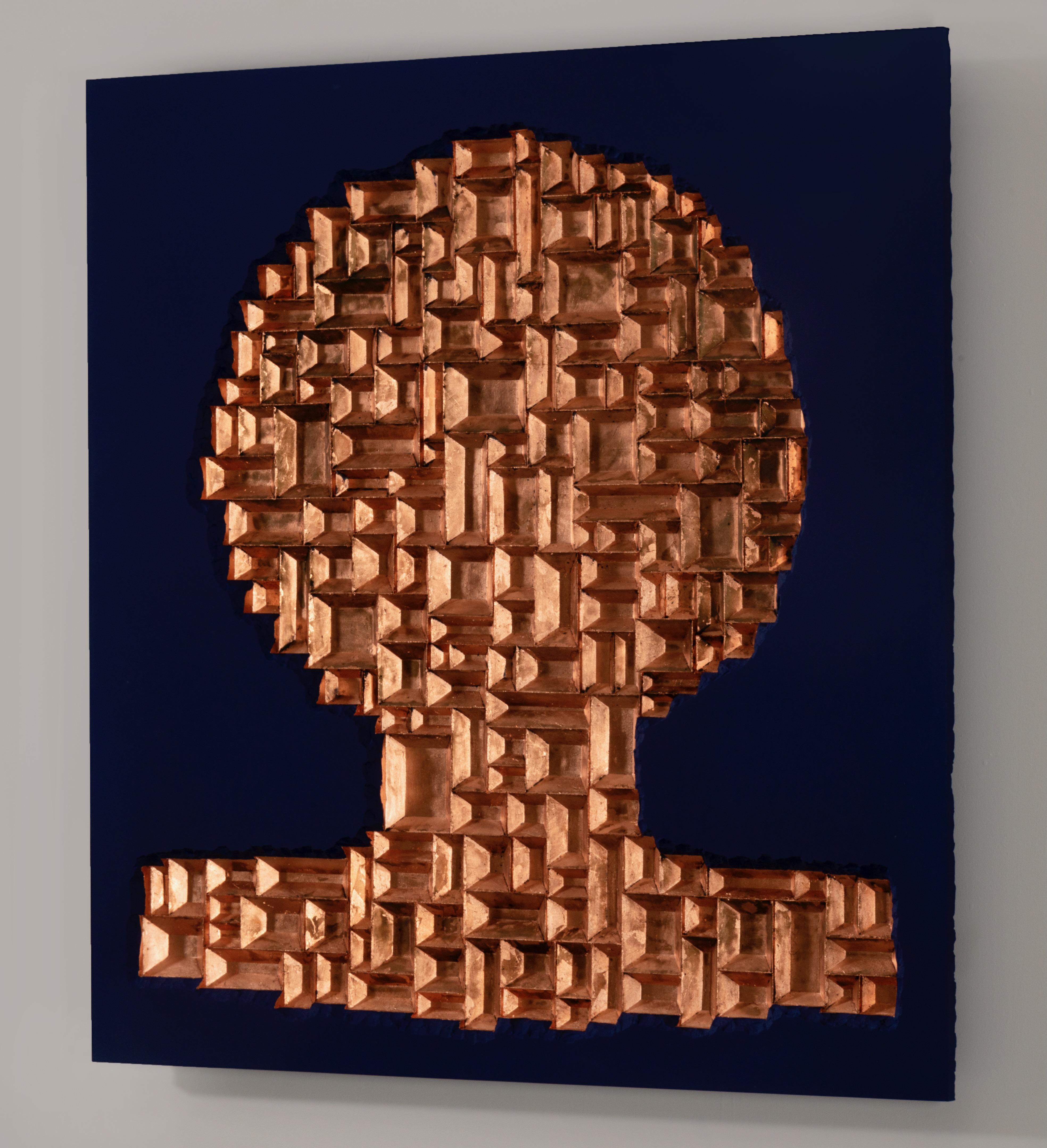 Blockhead (Abstrakt), Sculpture, von Ben Watkiins