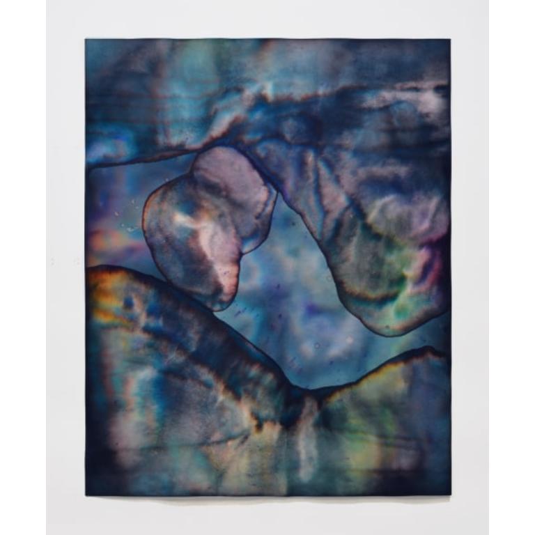 Abstract Painting di Ben Weiner - 20 dicembre 1996 Pittura a inchiostro su carta cromata, 2023