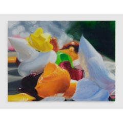 Garden Palette I (Dobbs Ferry) Painting Oil on Prepared Paper, 2022
