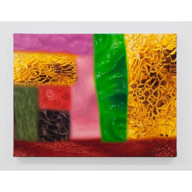 Ben Weiner Abstract Painting – Haunted House, Gemälde, Öl auf Leinen, 2021