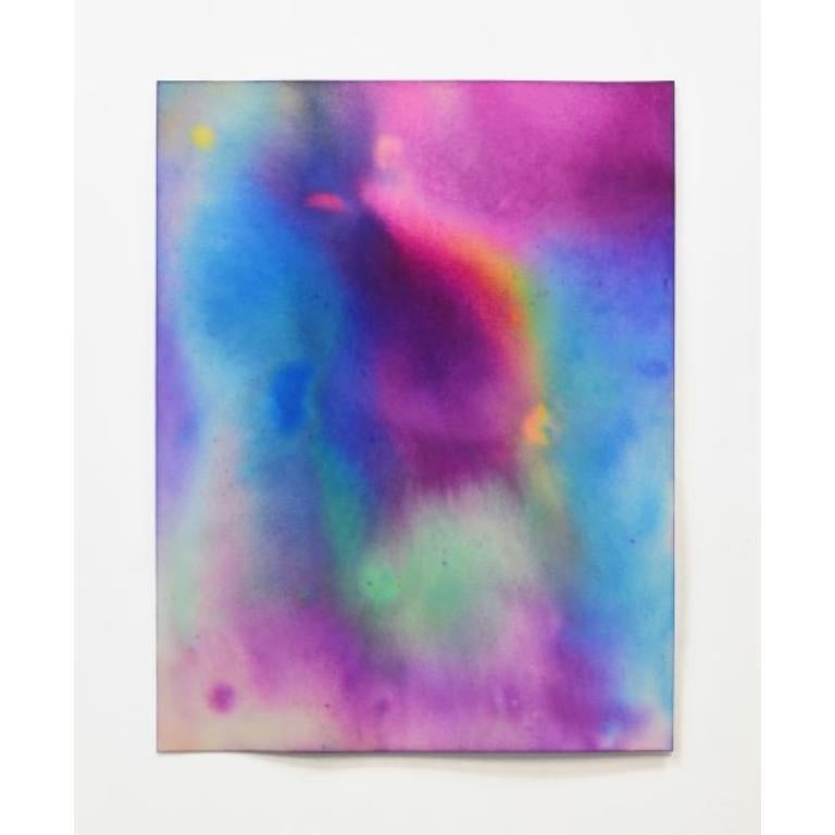 Abstract Painting di Ben Weiner - Inchiostro su carta cromatografica imbevuta di soluzione di marijuana Pittura, 2022