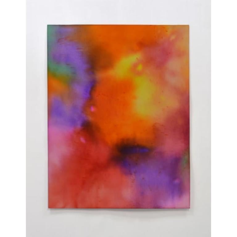 Abstract Painting di Ben Weiner - Inchiostro su carta cromatografica imbevuta di soluzione di marijuana Pittura, 2024