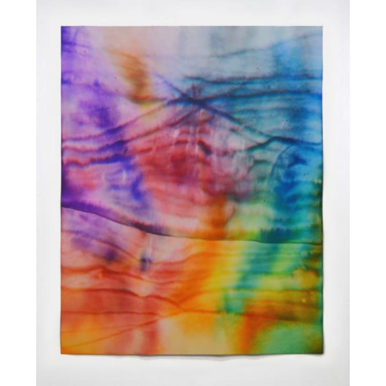 Ben Weiner Abstract Painting - May 1 2023 (Colors of You) Painting Ink on Chromatography Paper, 2023