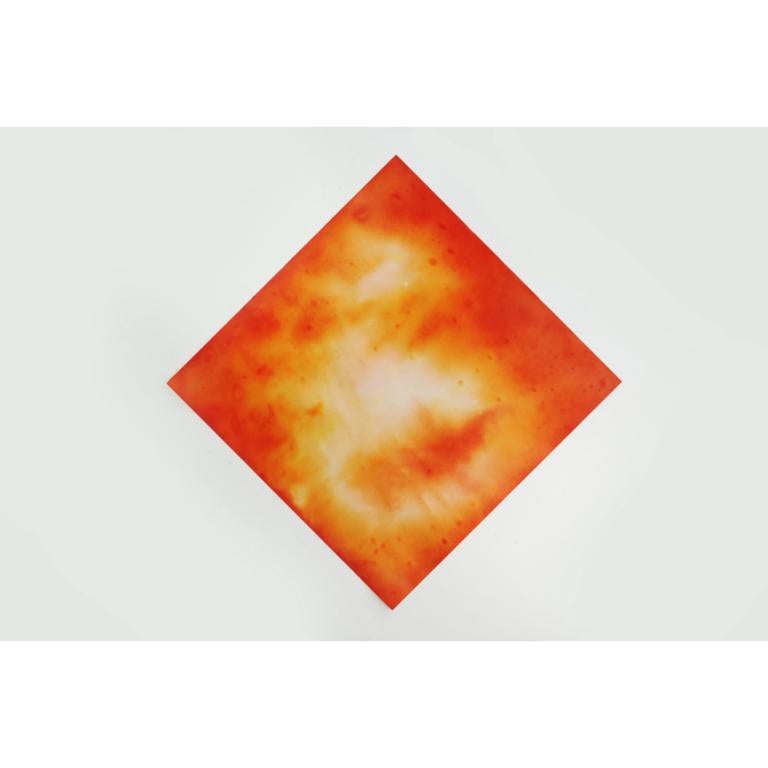 Abstract Painting di Ben Weiner - Fiori d'arancio III Pittura Inchiostro su carta imbevuta di soluzione di oppio, 2015