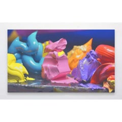 Quilt Colors III Painting Oil on Canvas, 2022