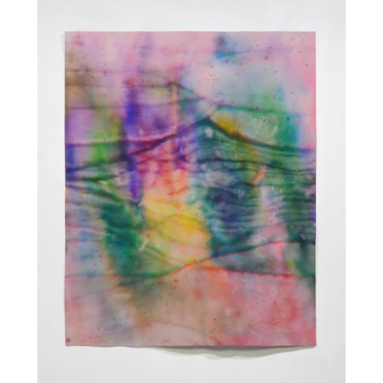 Abstract Painting di Ben Weiner - 5 settembre 2023 Pittura a inchiostro su carta cromatografica, 2023