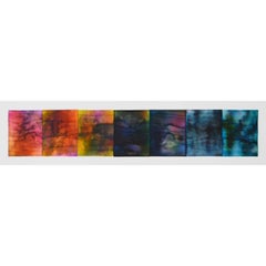 Week 1 (April 13-19 2020) Painting Ink on 7 Sheets of Chromatography Paper, 2024