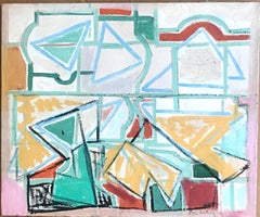 Ben Wilson - Lightness (pittura espressionista astratta), firmata, con timbro dell'eredità