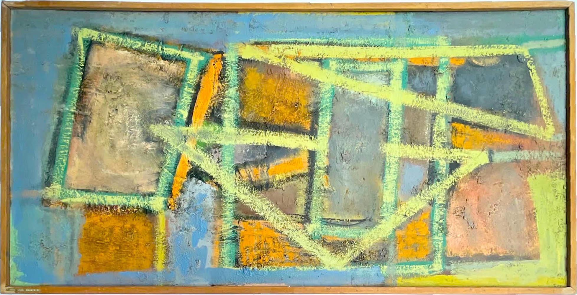 Montaña de caramelo de roca  (cuadro expresionista abstracto único y firmado)