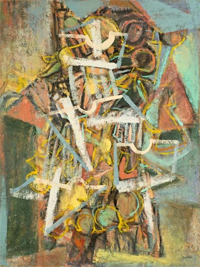 Ben Wilson „Künstler und Modell, 1986“ im Angebot bei 1stDibs